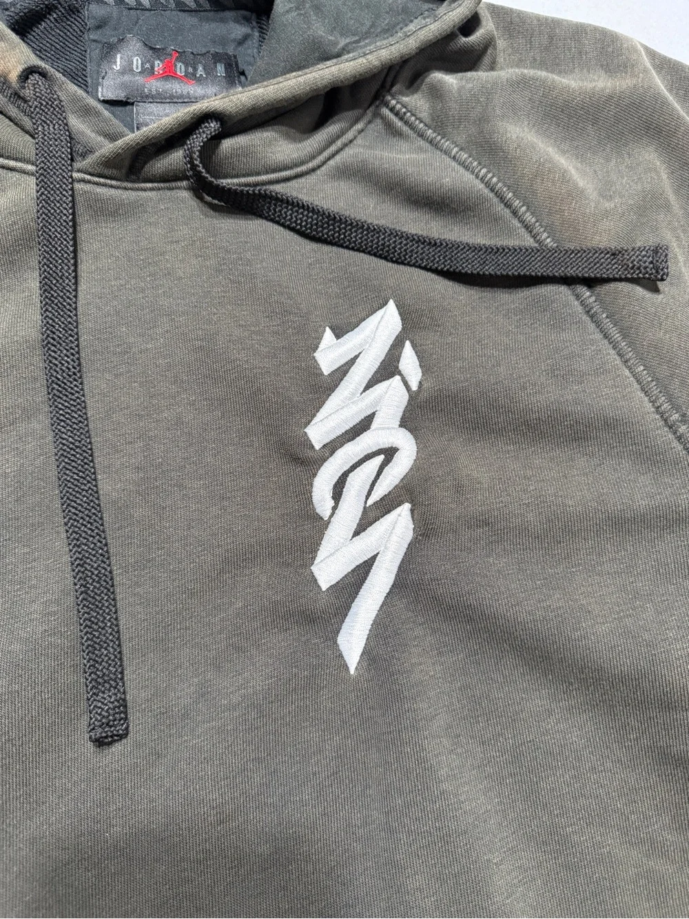 Jordan Dri-FIT Zion Cutoff/Short-Sleeve Hoodie Sz L, Zion Williamson
